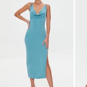 Forever 21 crisscross cowl dress